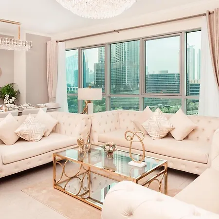 Elite Royal Apartment Full Burj Khalifa & Fountain View - Czar دبي المظهر الخارجي الصورة
