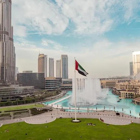 Elite Royal Apartment Full Burj Khalifa & Fountain View - Czar دبي المظهر الخارجي الصورة